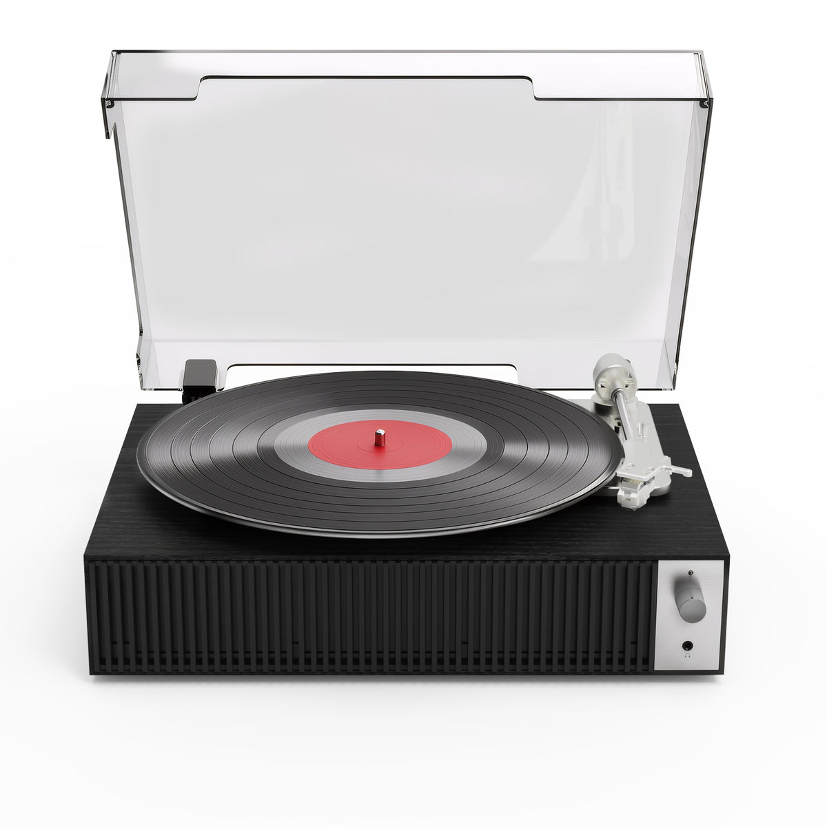 Vinyl Record Player Turntable with Built-in 2 Stereo Speakers, Black (CP02)