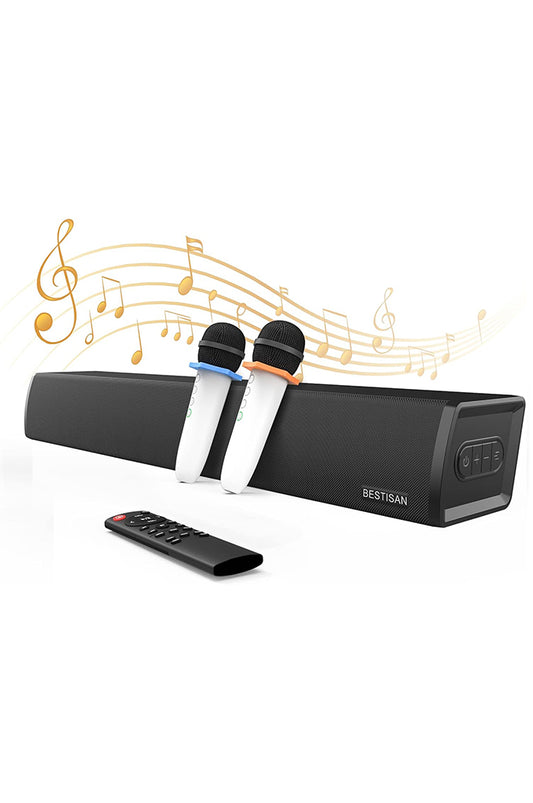 Soundbar for TV with Karaoke Microphones （SK01）